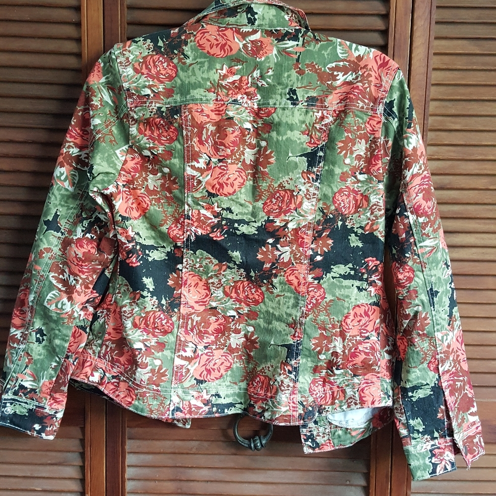 colorful jean jacket - Picture 6 of 13